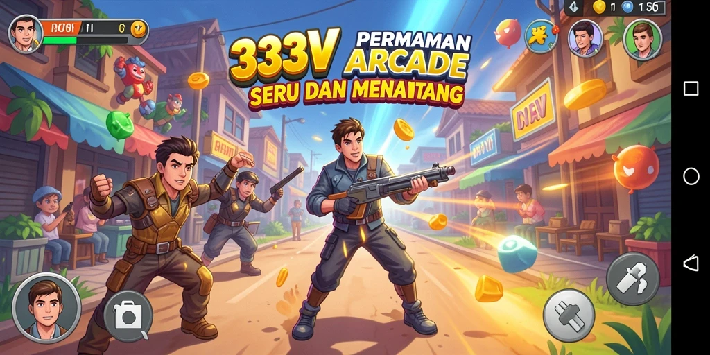 Tampilan gameplay <strong>333V</strong> yang penuh aksi dan tantangan menarik.