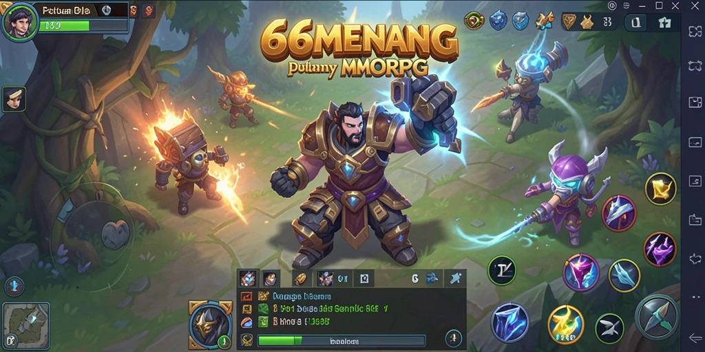 Screenshot gameplay yang menampilkan petualangan seru di 66MENANG.