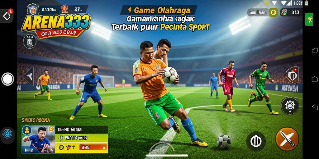 Gameplay menarik di ARENA333 yang menampilkan aksi olahraga seru.