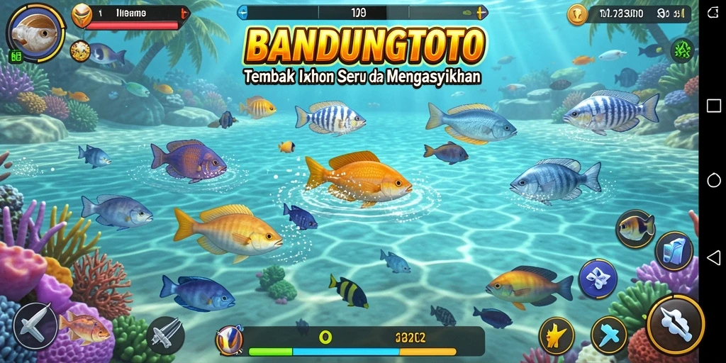 Gameplay seru Tembak Ikan di BANDUNGTOTO.