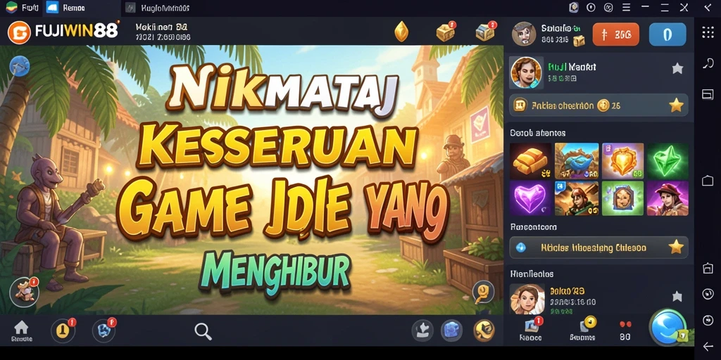 Tampilan gameplay FUJIWIN88 yang menarik dan penuh warna.