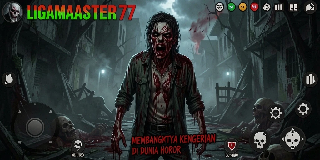 Gameplay mencekam LIGAMASTER77 yang penuh horor.