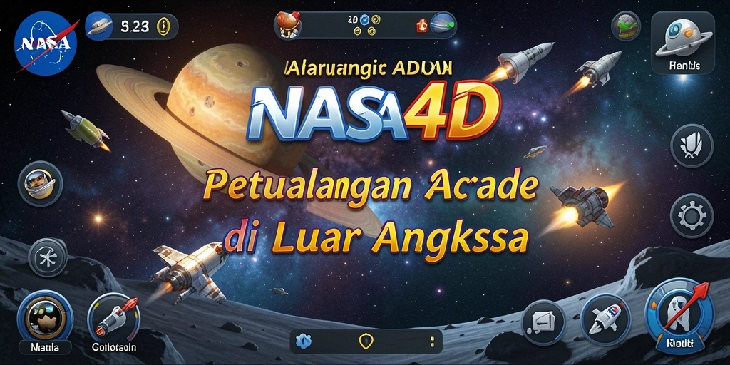 Gameplay seru NASA4D dengan petualangan luar angkasa yang menegangkan.