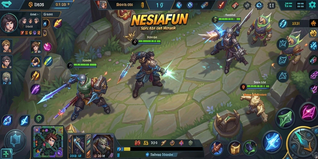 Screenshot gameplay <strong>NESIAFUN</strong> yang menampilkan karakter dalam aksi.