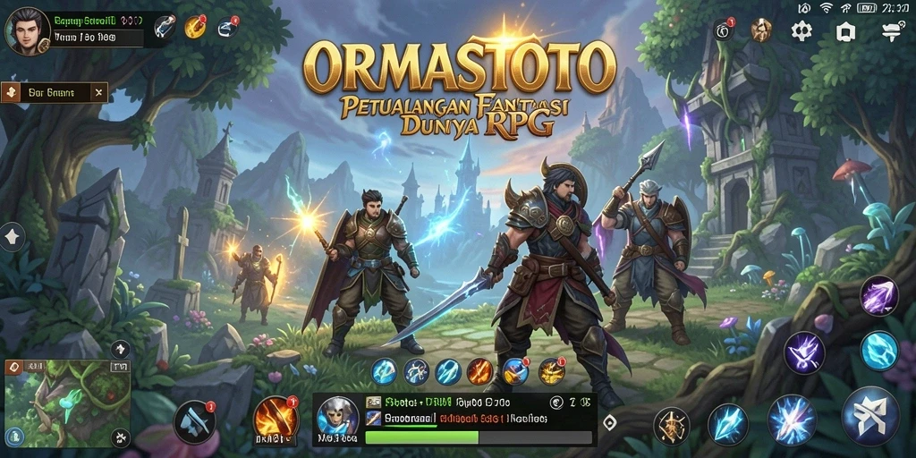 Gameplay menakjubkan di dalam dunia RPG yang mendebarkan.