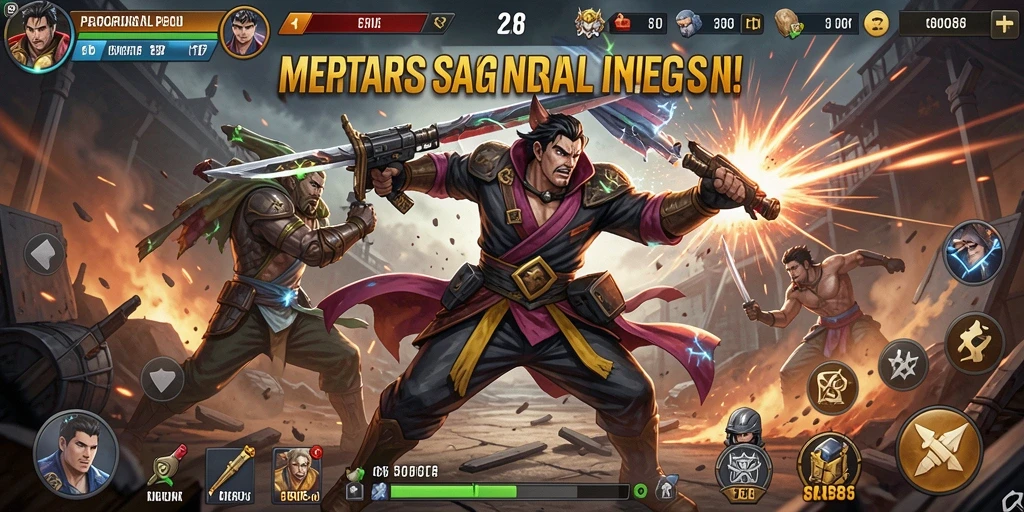 Screenshot utama OVO88 menampilkan aksi seru dalam gameplay.
