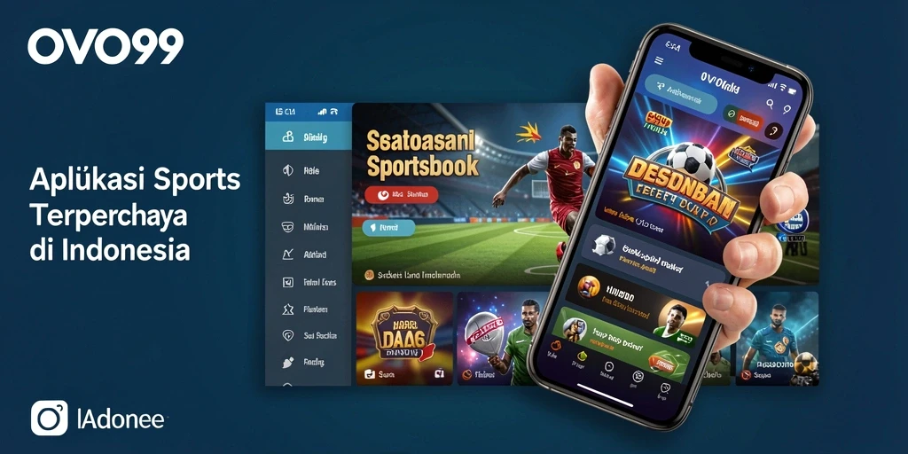 Screenshot utama OVO99 menampilkan gameplay Sportsbook yang seru.