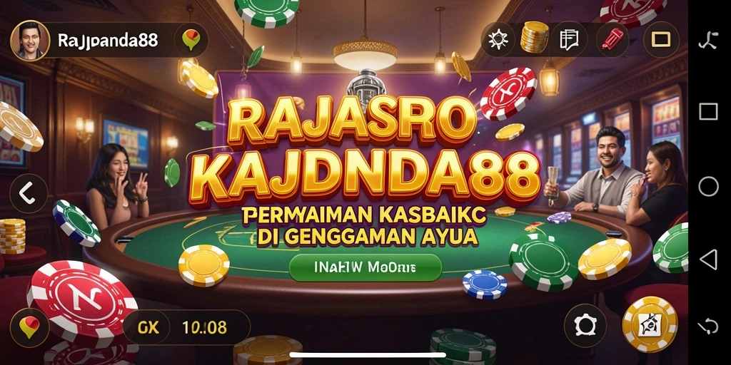 Tampilan gameplay seru dari RAJAPANDA88 dengan beragam permainan Kasino.