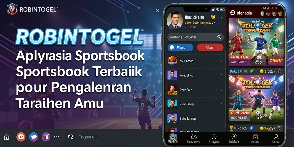 Tampilan antarmuka pengguna aplikasi Sportsbook ROBINTOGEL.