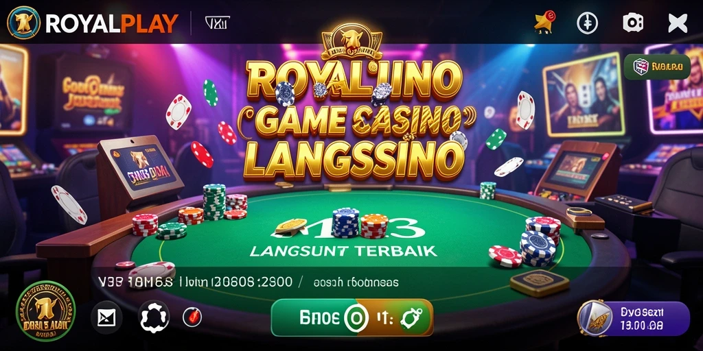 Screenshot gameplay ROYALPLAY Live Casino yang menegangkan.