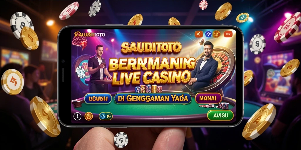 Tampilan menarik dari gameplay Live Casino di SAUDITOTO.