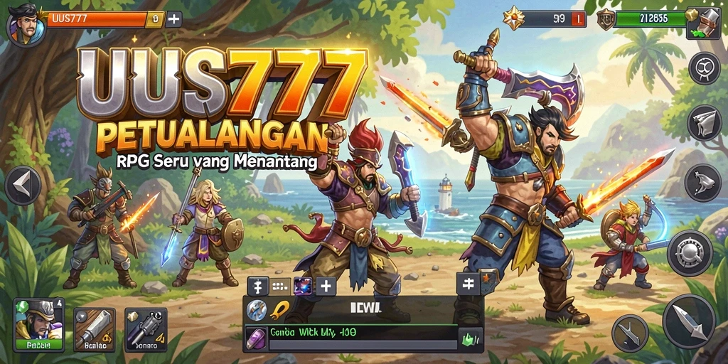 Screenshot menampilkan gameplay RPG UUS777 yang seru dan imersif.