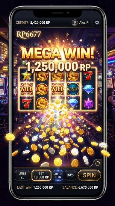 Screenshot antarmuka pengguna rp6677 yang menunjukkan kemudahan navigasi.